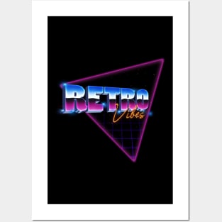 RETRO Vibes - 80's & Neon Posters and Art